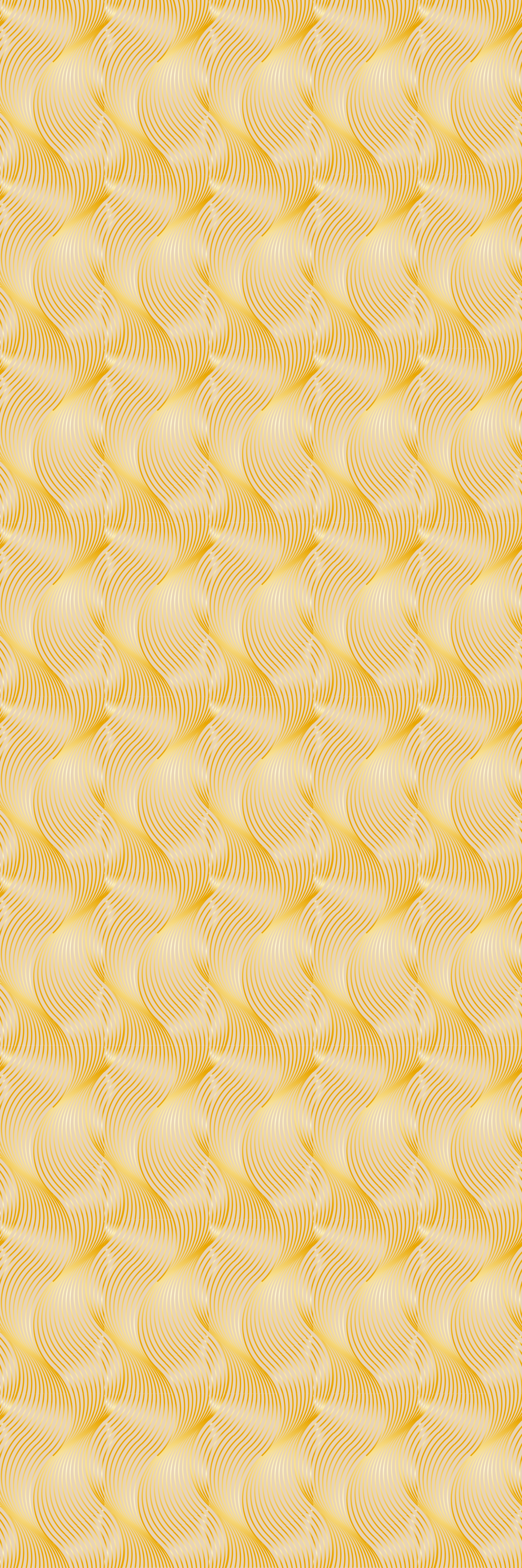 Tapis vinyle bureau illusion de vagues dorées - TenStickers