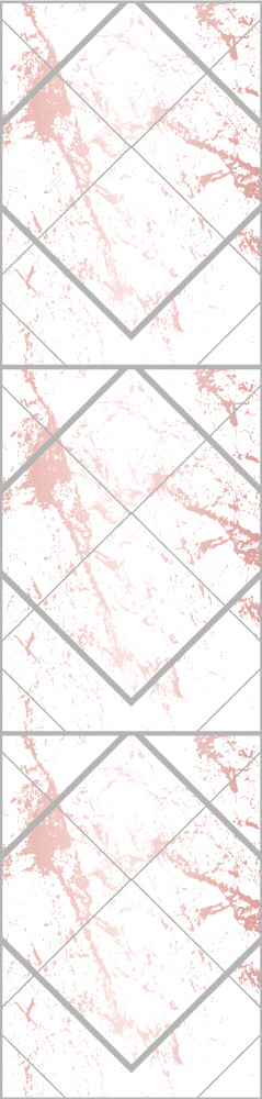 Tapis vinyle chambre marbre rose et gris - TenStickers