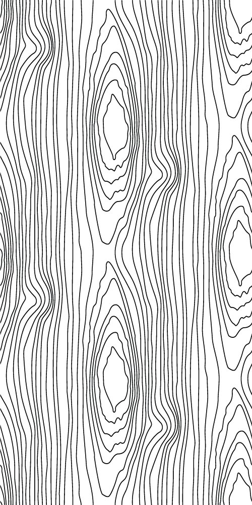 Tapis vinyle chambre rayures nature noires - TenStickers