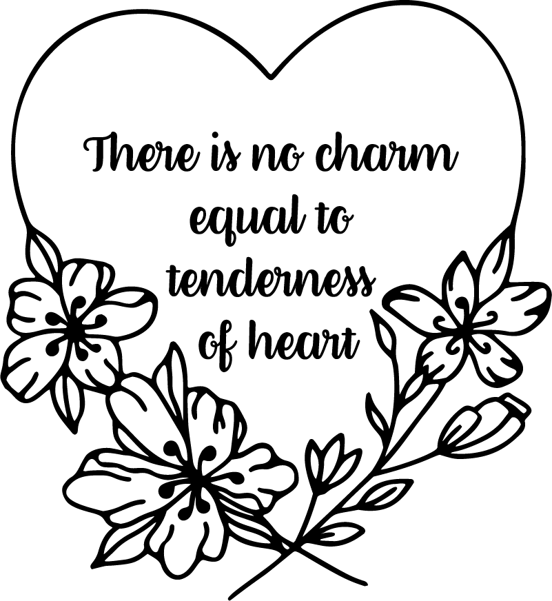 Tapis vinyle chambre cœur de jane austen - TenStickers