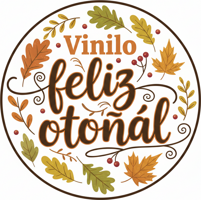 Tapis vinyle chambre automnal joyeux - TenStickers