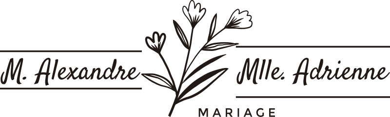 Tapis vinyle chambre décoration murale mariage - TenStickers