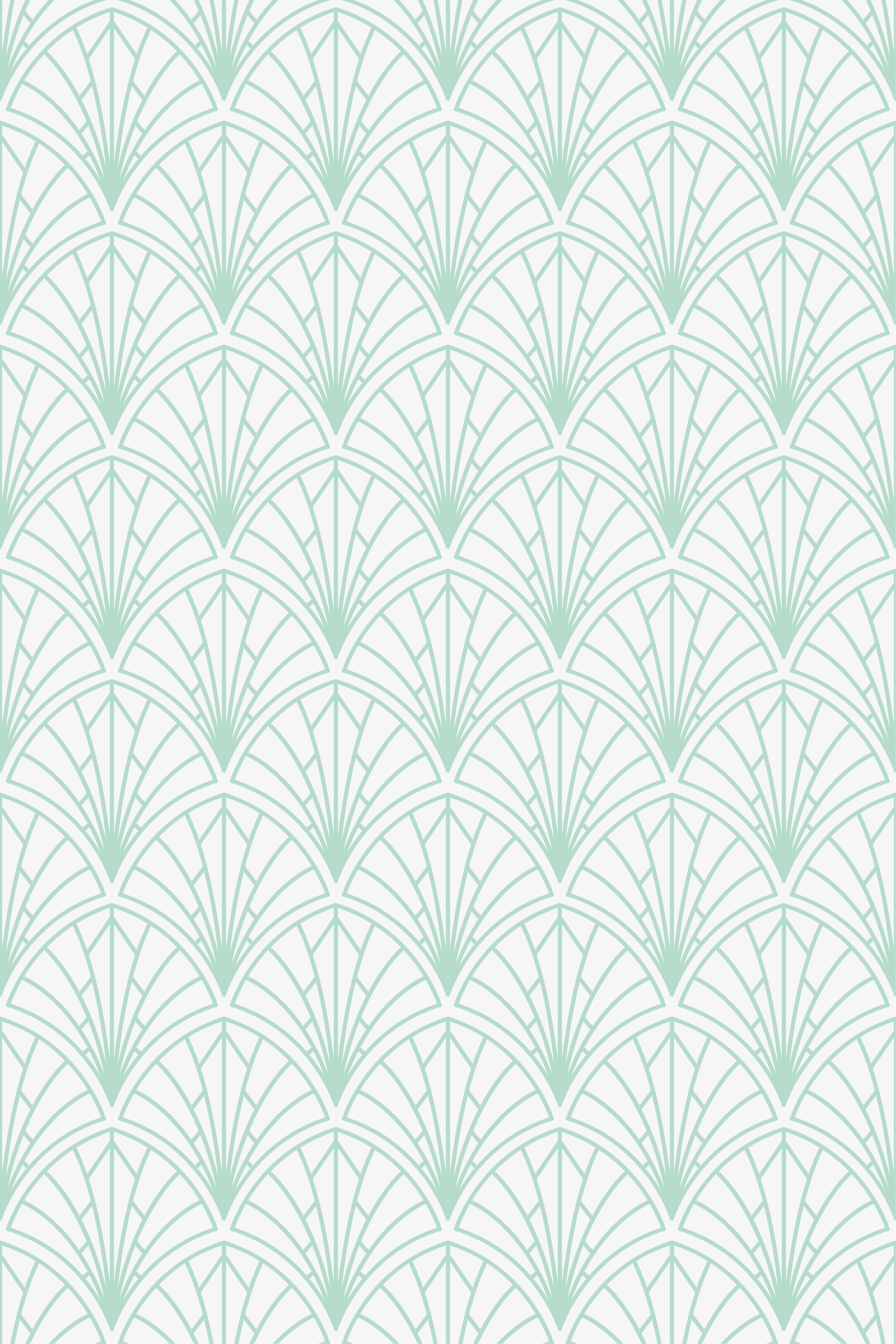 Tapis vinyle nordique feuilles aquamarines claires - TenStickers