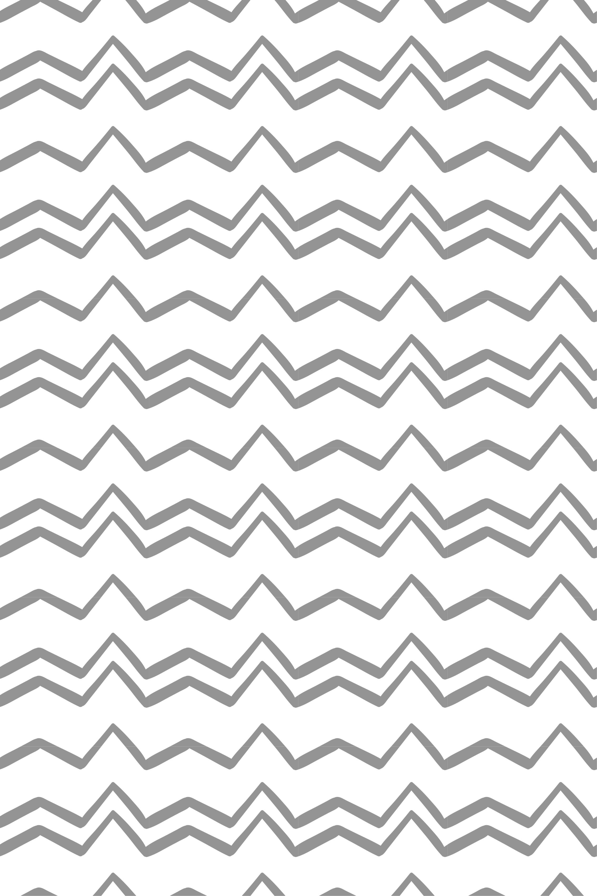 Tapis vinyle nordique motif zigzag gris irrégulier - TenStickers
