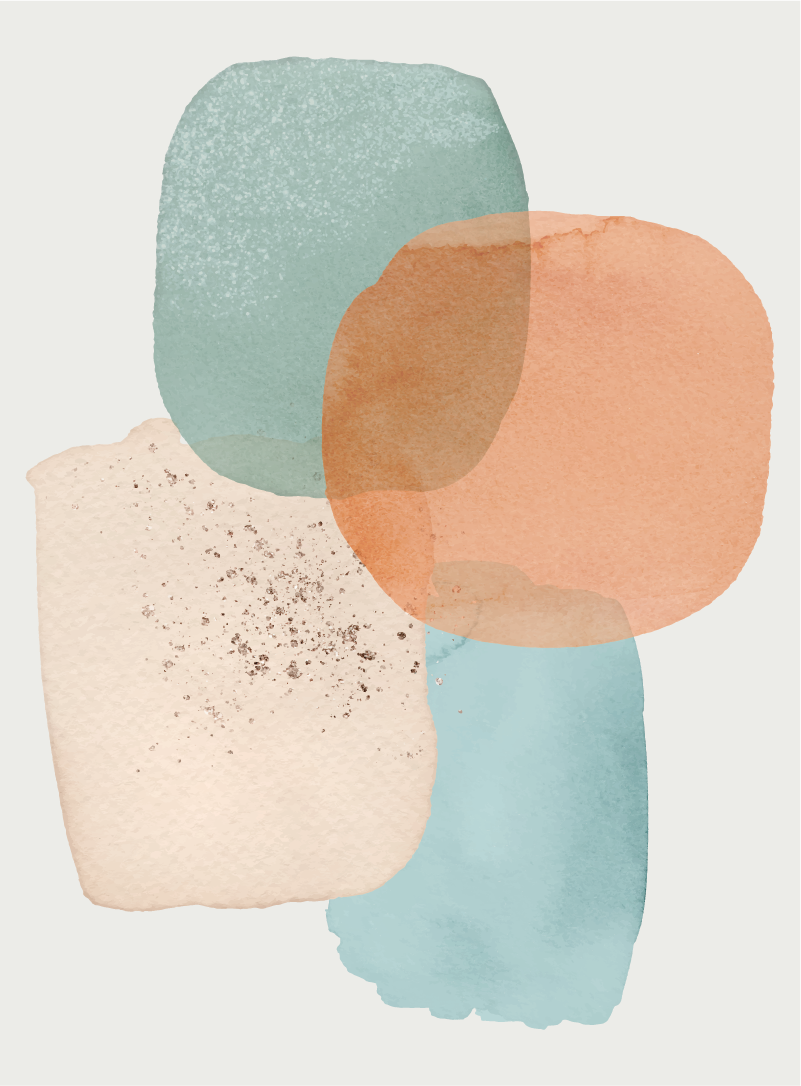 Tapis vinyle moderne design minimaliste couleurs terre - TenStickers