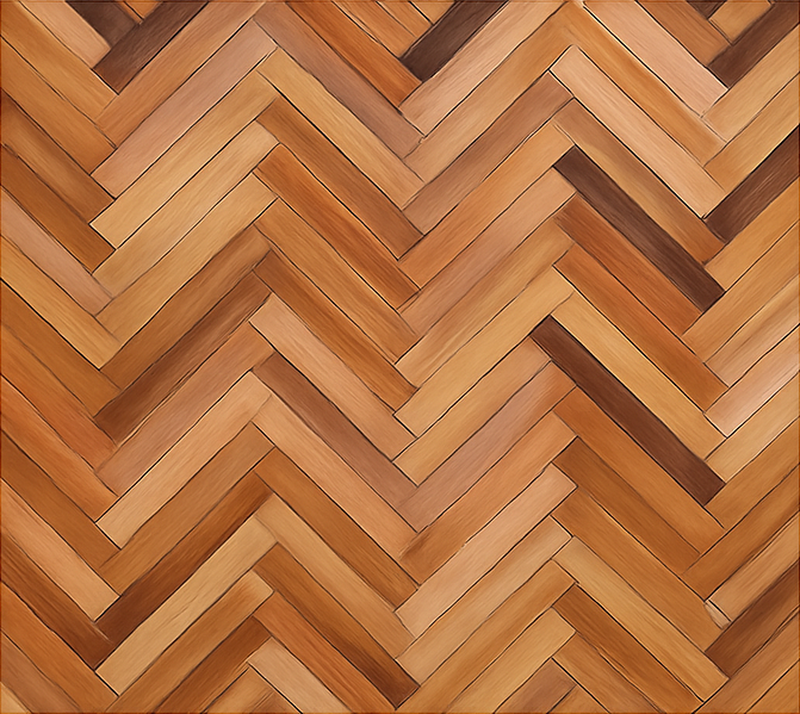 Tapis vinyle texture parquet chevron chêne classique - TenStickers
