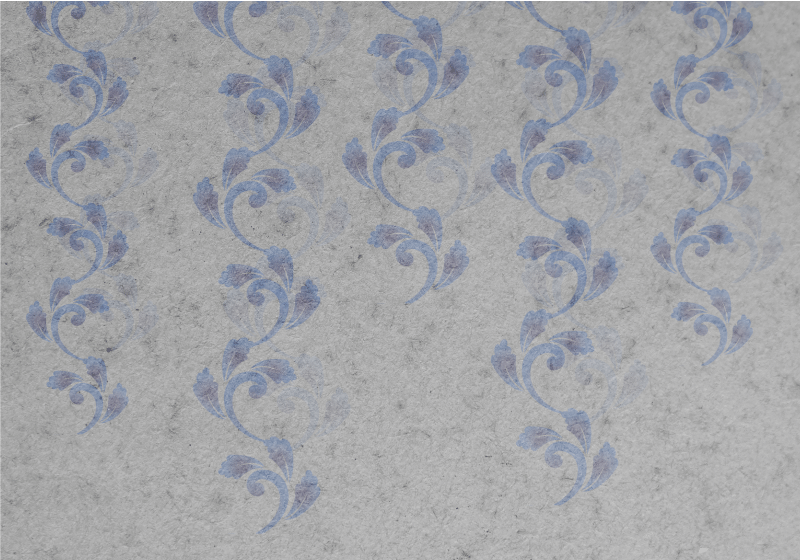 Tapis vinyle vintage lierre aquarelle rétro - TenStickers