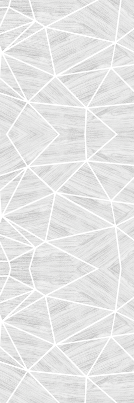 Tapis vinyle texture motif bois géométrique argenté - TenStickers