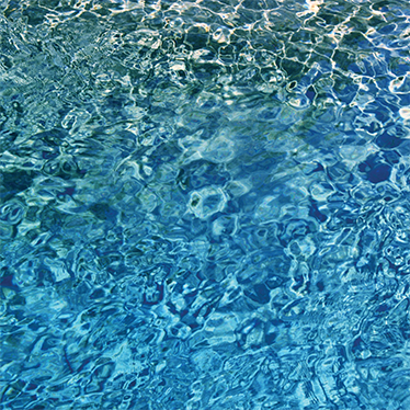 Tapis vinyle texture eau réaliste bleue - TenStickers