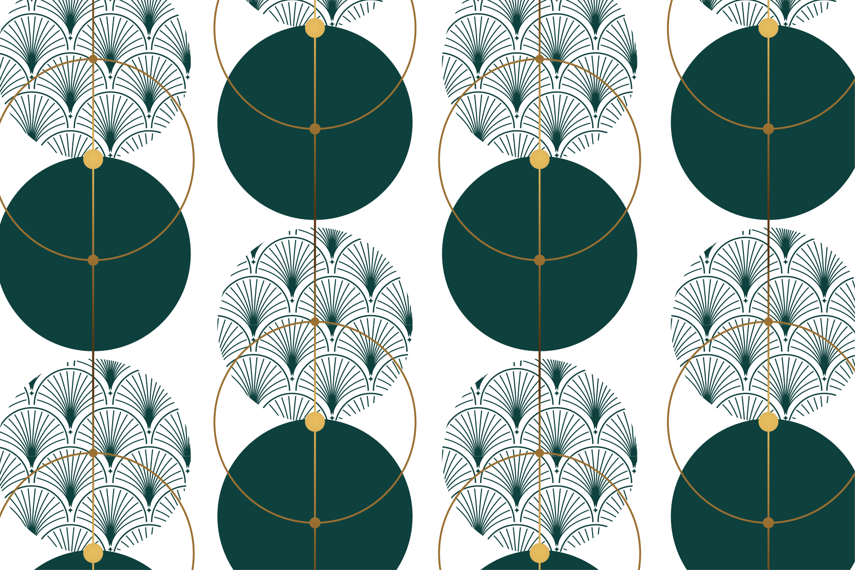 Tapis vinyle géométrique style glamour - TenStickers