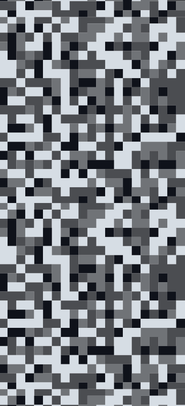 Tapis vinyle couloir carrés gris style nordique - TenStickers