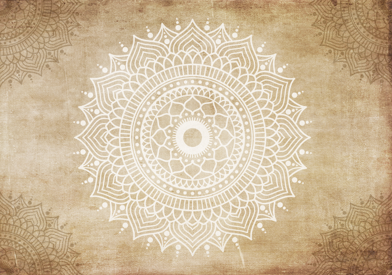 Tapis vinyle beige effet papier ancien texturé - TenStickers