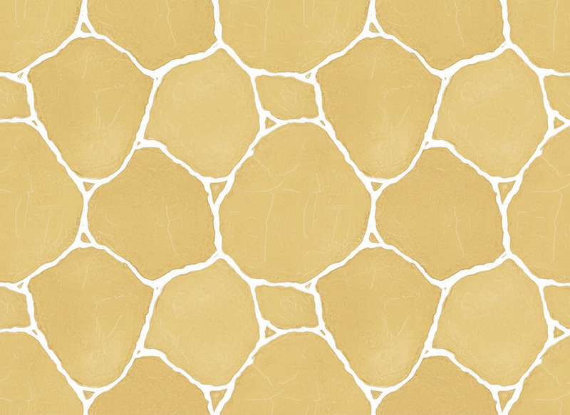Tapis vinyle jaune en finition plâtre doux - TenStickers