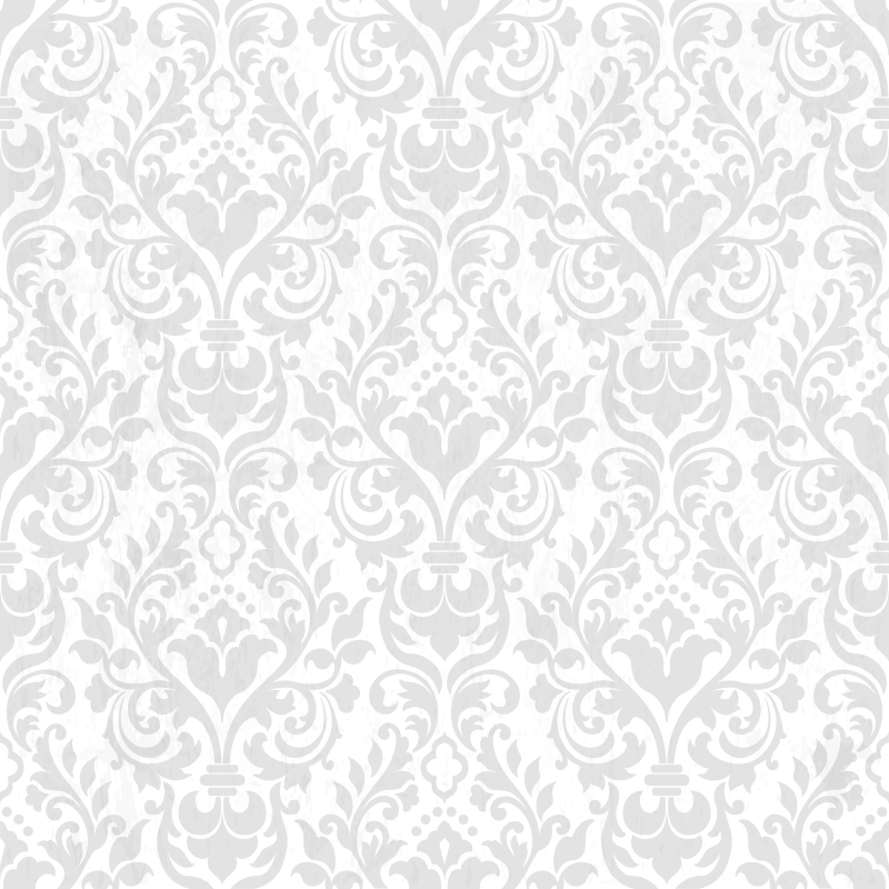 Tapis vinyle blanc damas grunge - TenStickers