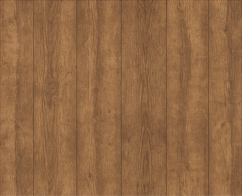 Tapis vinyle marron effet planche en noyer rustique - TenStickers