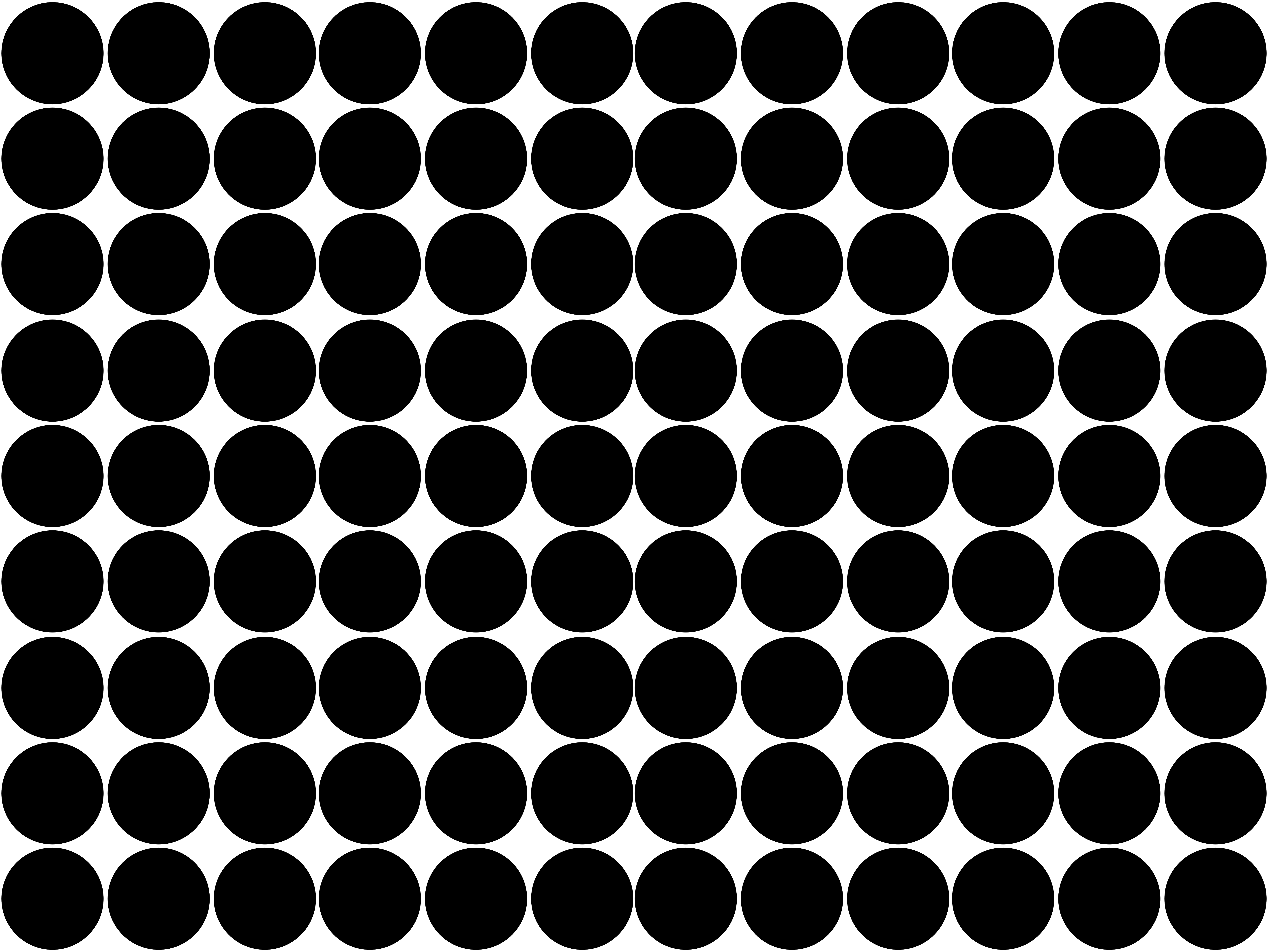 Tapis vinyle noir motif pois noirs - TenStickers