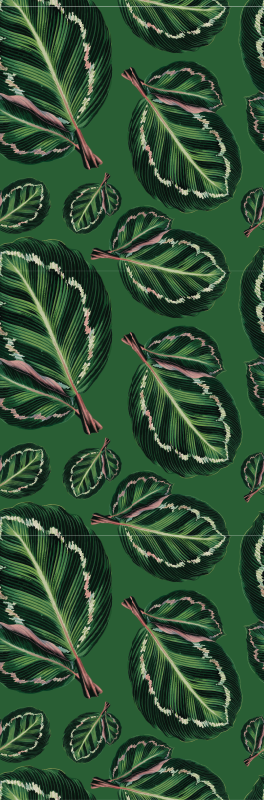 Tapis vinyle vert maranta verte - TenStickers