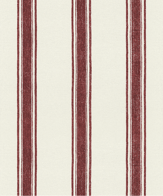 Tapis vinyle extérieur lignes verticales rouges - TenStickers
