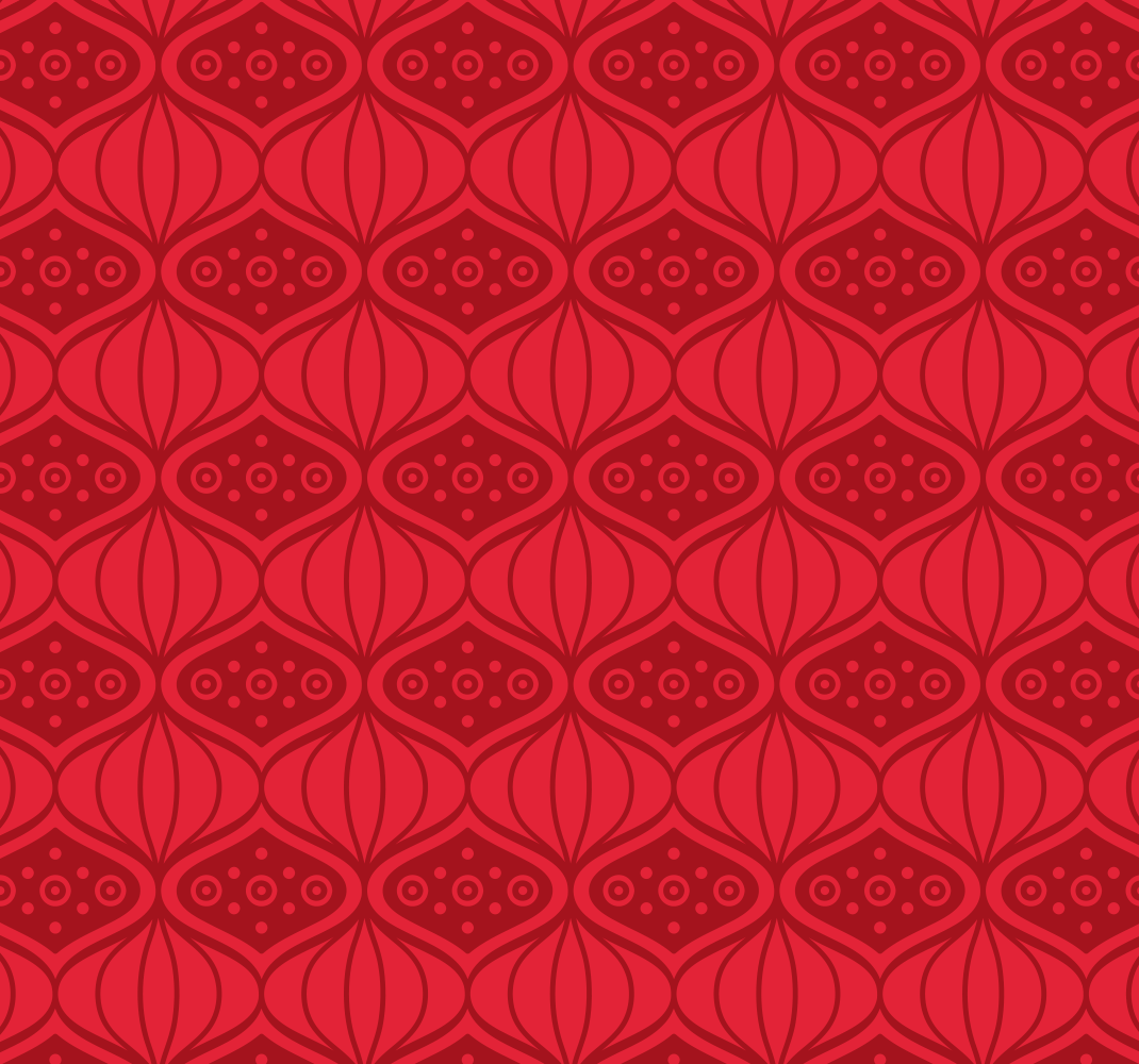 Tapis vinyle rouge style oriental - TenStickers