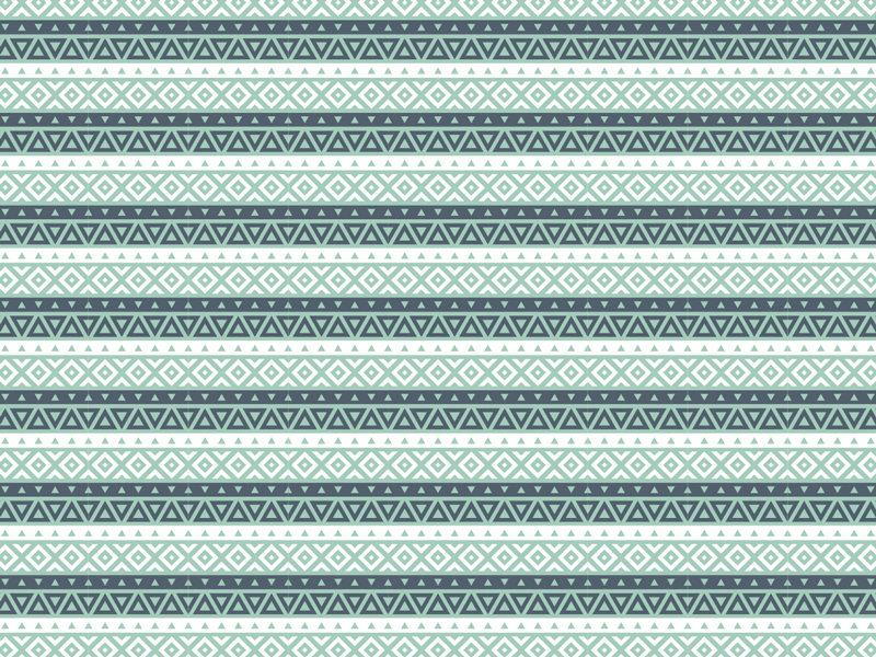 Tapis vinyle ethnique bleu rayé - TenStickers