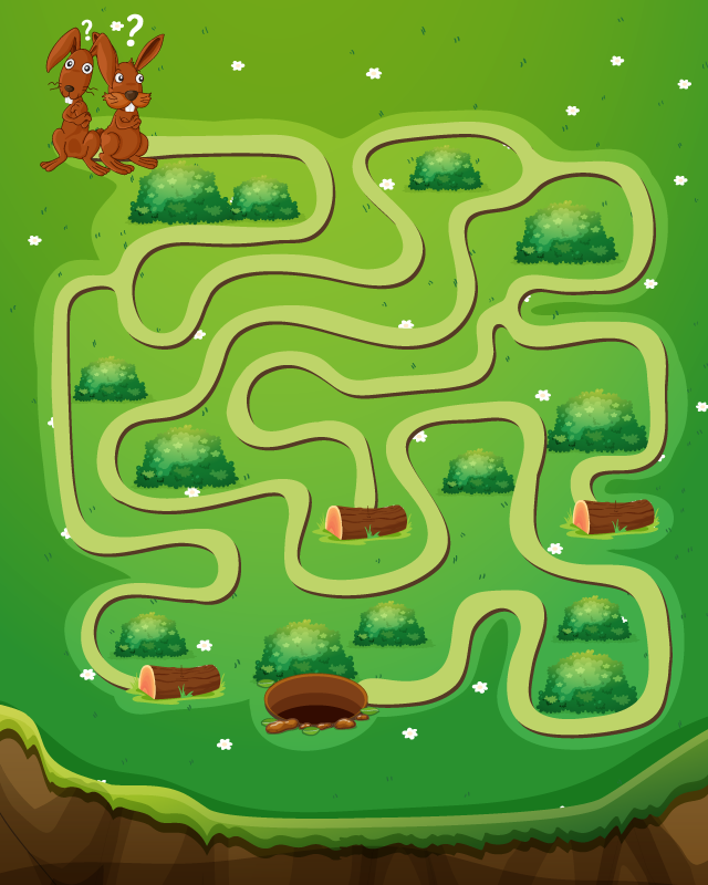 Tapis vinyle jeux parcours ludique - TenStickers
