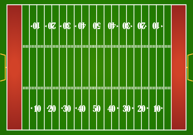 Tapis vinyle route terrain de football - TenStickers