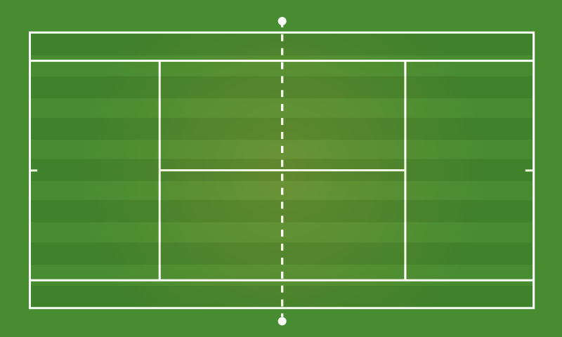 Tapis vinyle route court de tennis - TenStickers