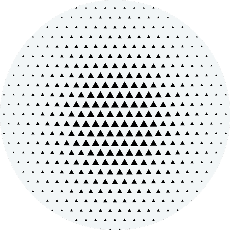 Tapis vinyle géométrique formes triangulaires géométriques - TenStickers