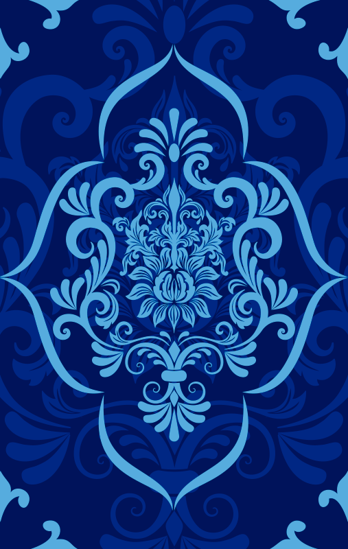 Tapis vinyle mandala élégance complexe - TenStickers