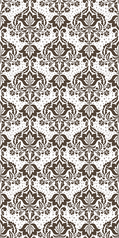 Tapis vinyle vintage à motifs baroques - TenStickers