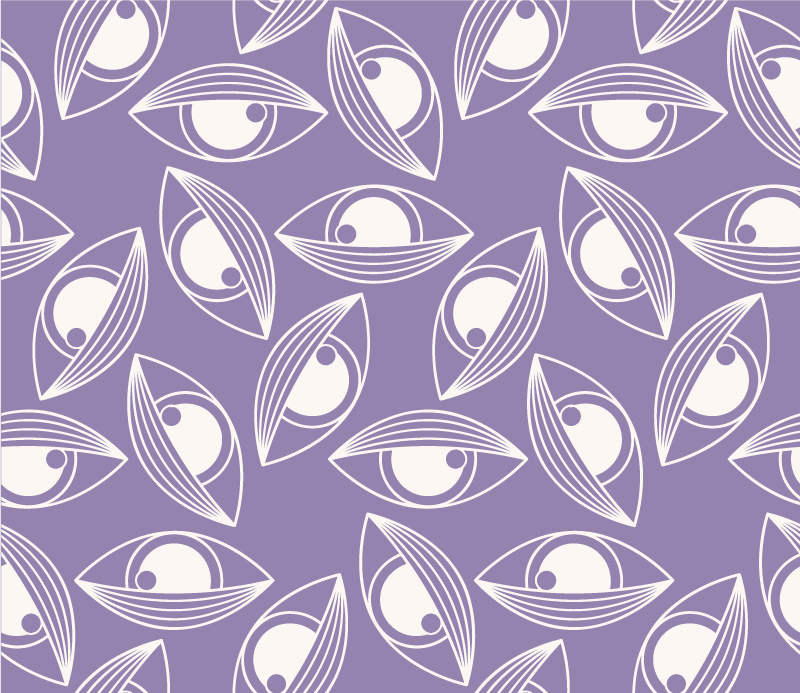 Tapis vinyle animal motif de poisson abstrait - TenStickers