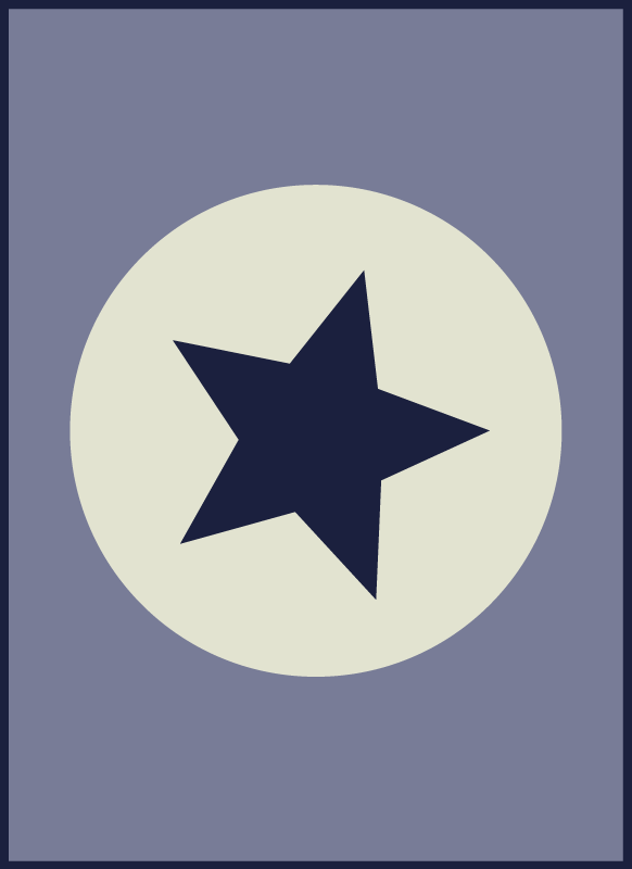 Tapis vinyle étoile pièce maîtresse étoilée - TenStickers