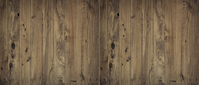 Tapis vinyle cuisine effet bois usé - TenStickers