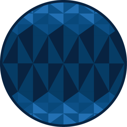 Tapis vinyle géométrique design circulaire - TenStickers