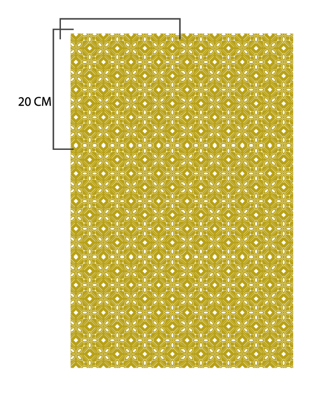 Tapis vinyle cuisine motif géométrique - TenStickers