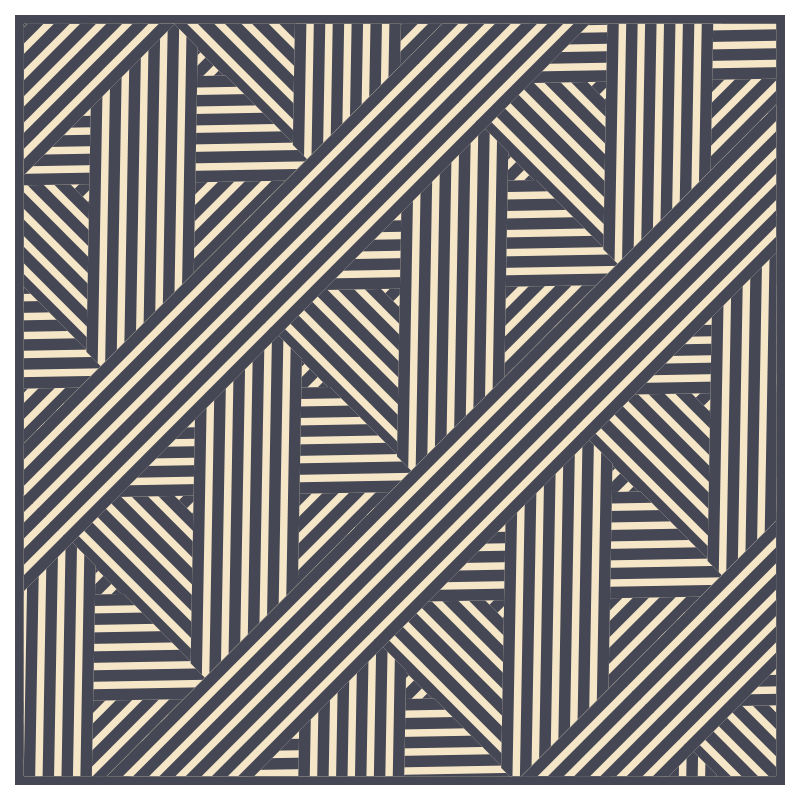 Tapis vinyle géométrique diagonales géométriques - TenStickers