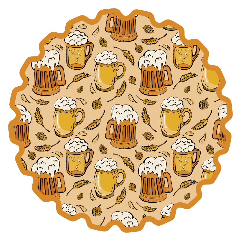 Tapis vinyle événements fête de la bière - TenStickers