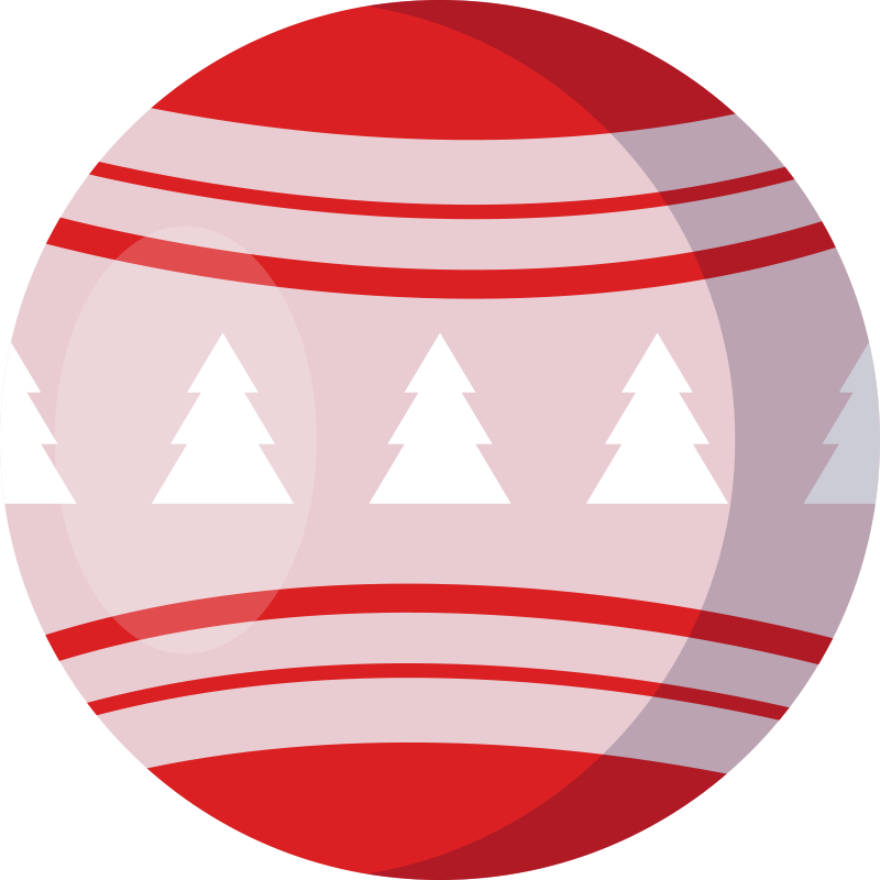 Tapis vinyle noël motif arbre festif - TenStickers