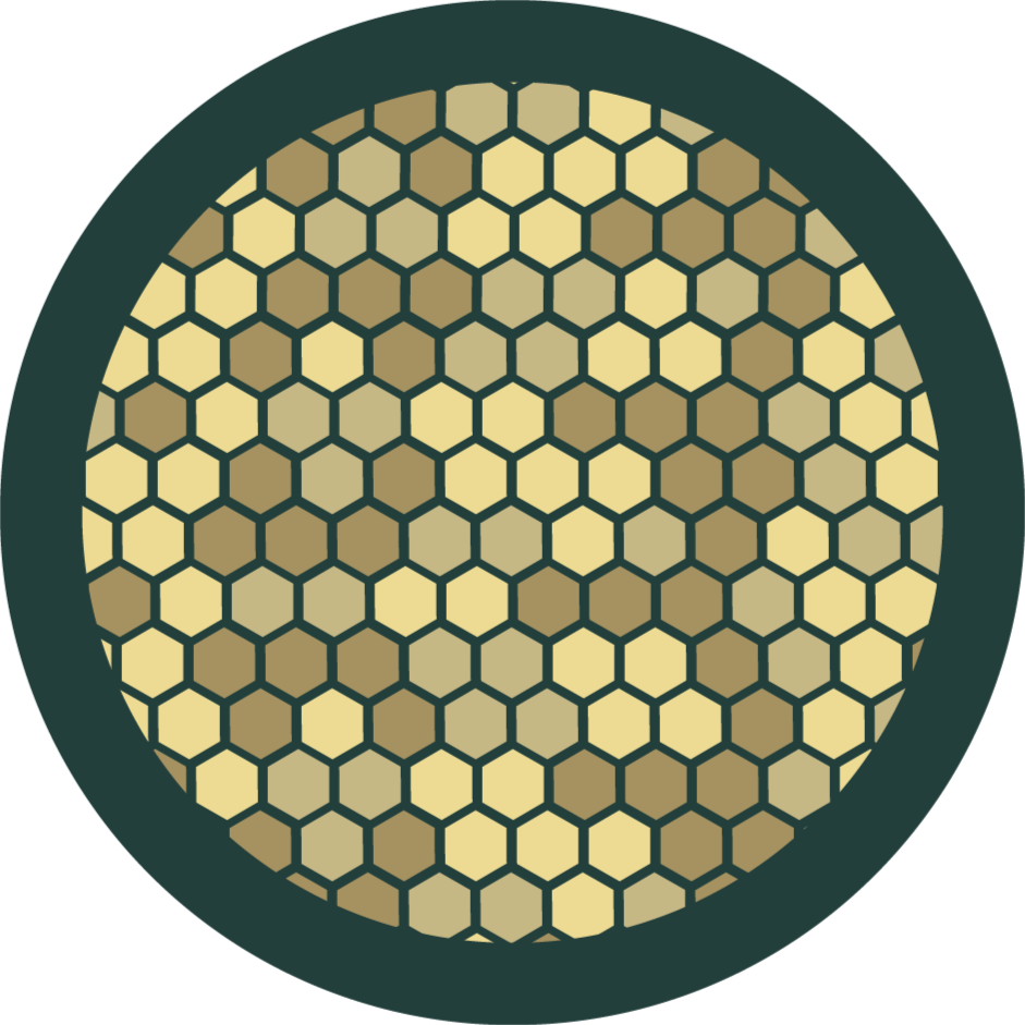 Tapis vinyle géométrique alvéolaire - TenStickers