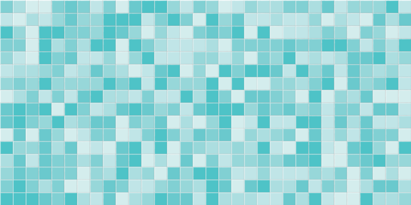 Tapis vinyle carreaux de ciment fondu de mosaïque carrée - TenStickers