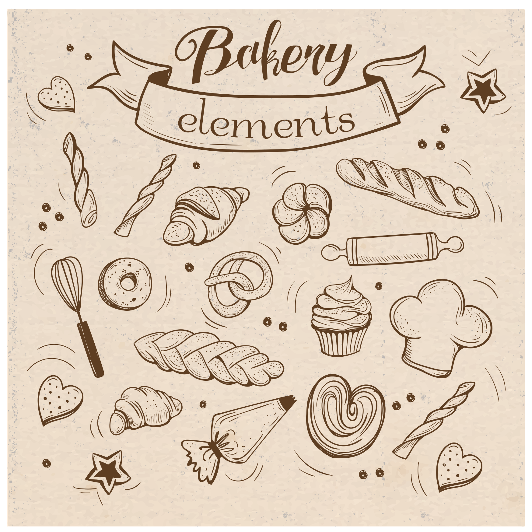 Tapis vinyle autres tapis illustration thème boulangerie - TenStickers