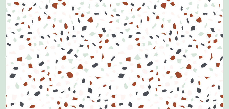 Tapis vinyle texture terrazzo abstrait - TenStickers