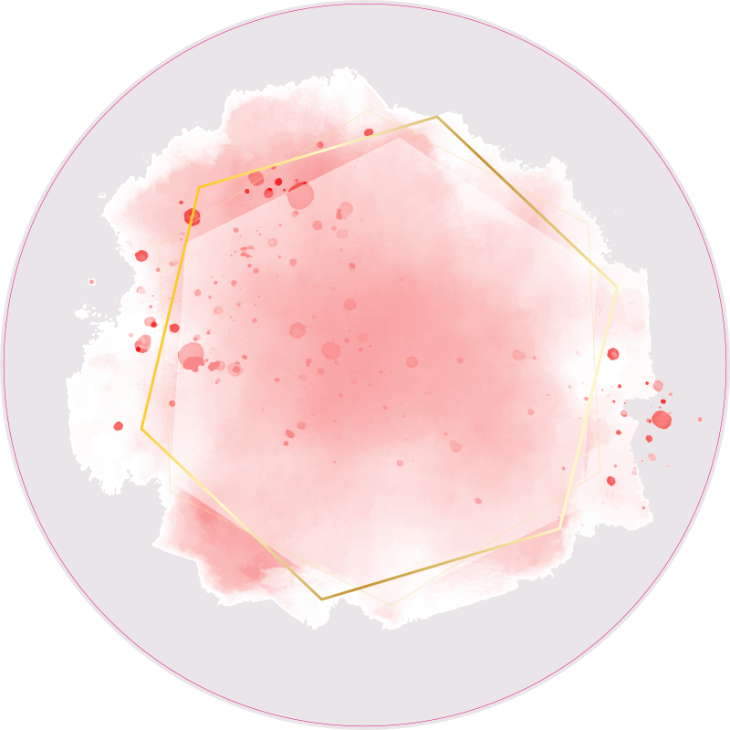 Tapis vinyle minimaliste aquarelle abstraite - TenStickers