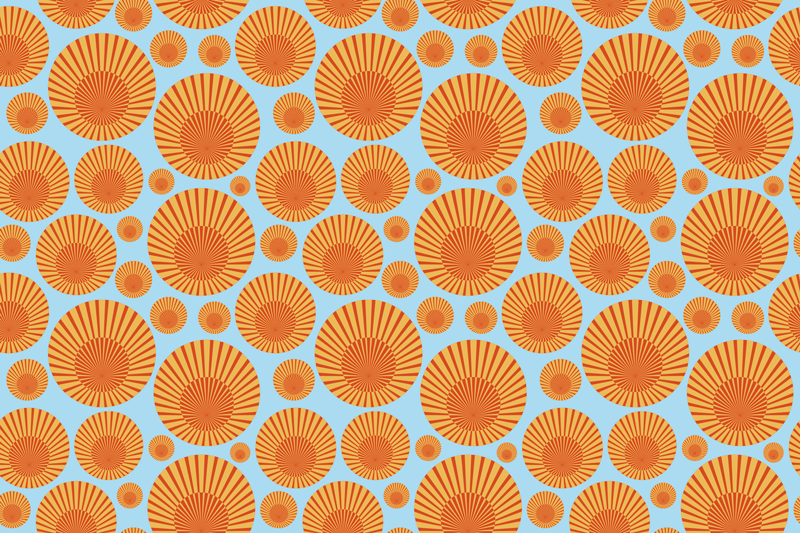 Tapis vinyle géométrique rayon de soleil angulaire - TenStickers