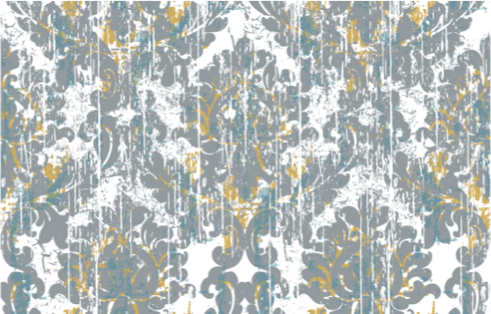 Tapis mosaique vinyle composition abstraite en mosaïque - TenStickers