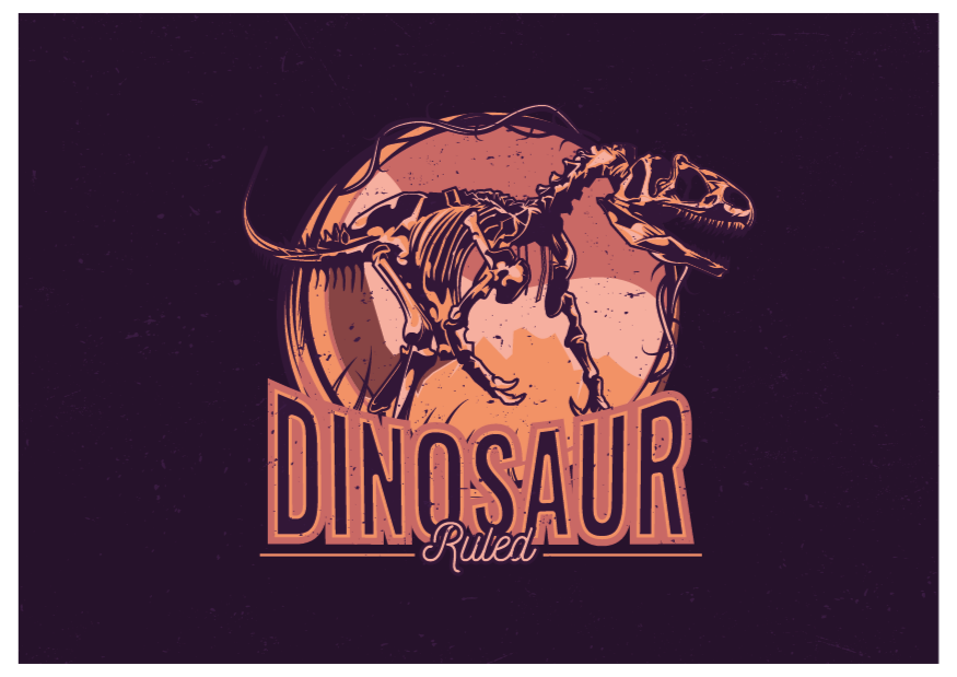 Tapis vinyle animal image graphique de dinosaure - TenStickers