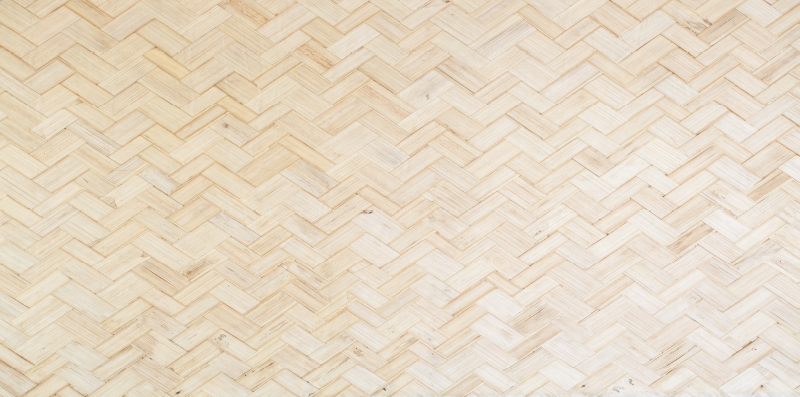 Tapis vinyle texture parquet à chevrons - TenStickers