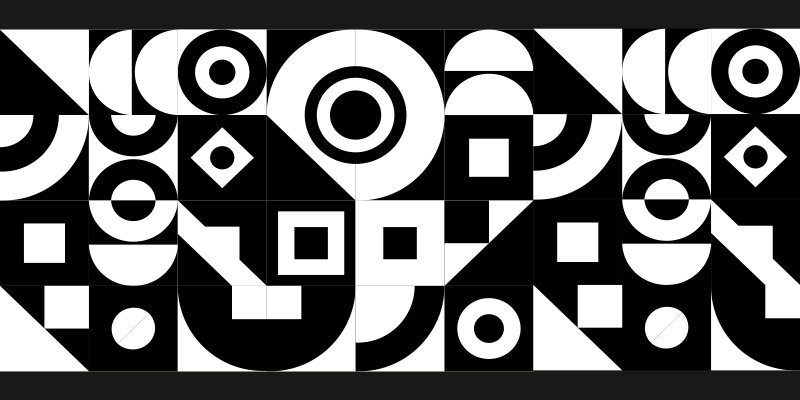 Tapis vinyle géométrique ensemble géométrique abstrait - TenStickers