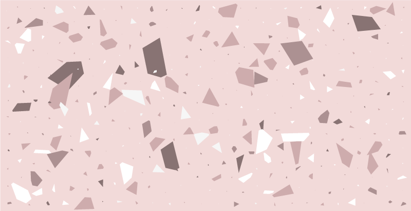 Tapis vinyle géométrique géométrie de Terrazzo - TenStickers