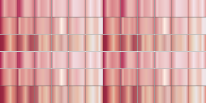 Tapis vinyle carreaux de ciment motif carrelé rose - TenStickers